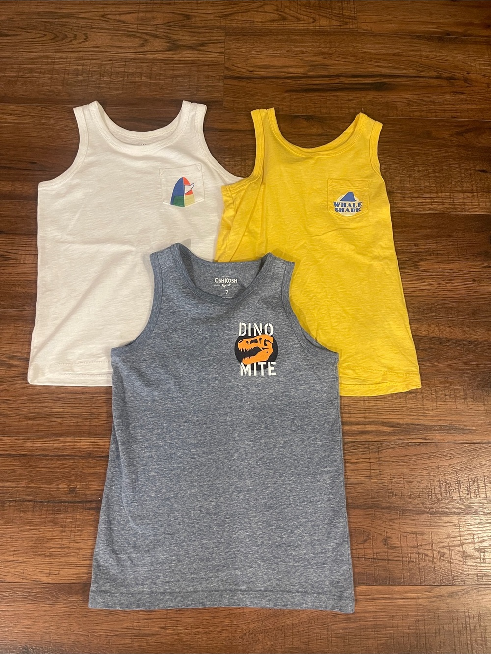 Boys size 7 tank top bundle
